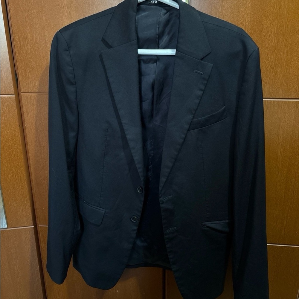 Zara Men's Classic Black Sport Blazer